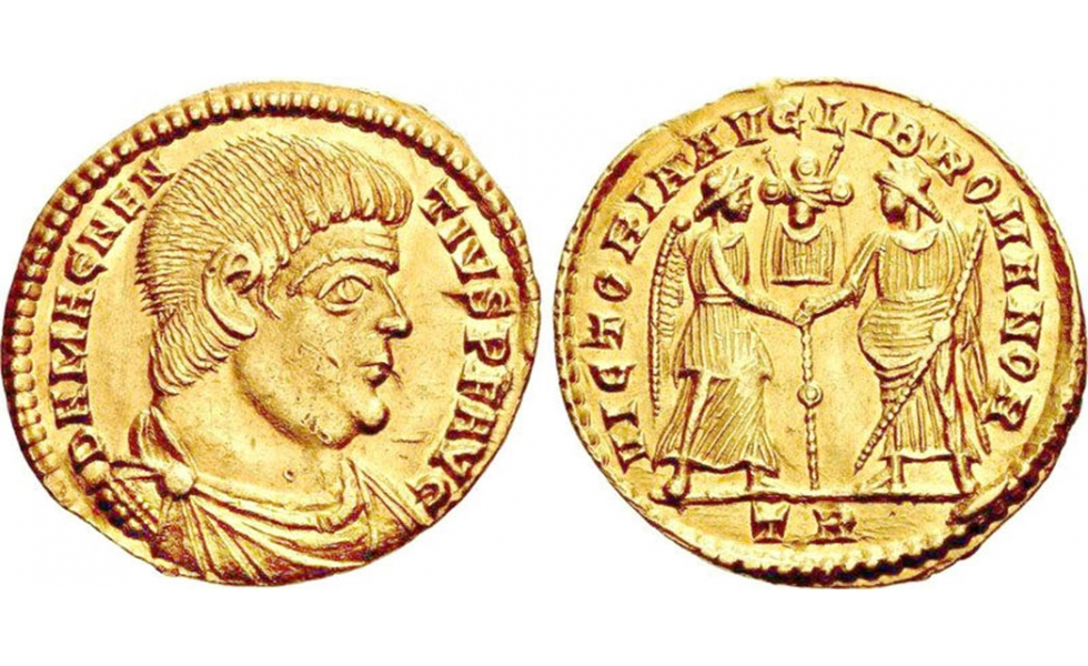 Roman Empire, Magnentius, 350-353, Solidus