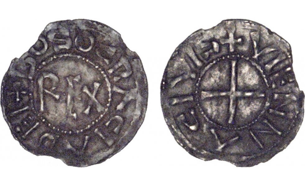 Carolingians, Boson, King of Provence, 879-887, Denarius, Vienne