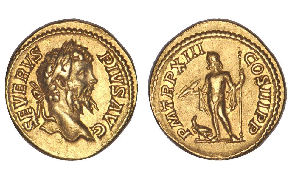 Roman Empire, Septimius Severus, 193-211, Aureus, Rome