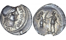 Roman Republic, Gnaeus Pompey Junior, 78-45 BC, Denarius, rare