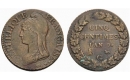 France, First Republic, 5 Centimes AN 9, Genève