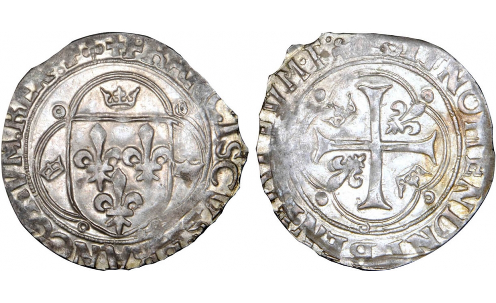 Kingdom of France, François I, 1515-1547, Large Blanc, Lyon