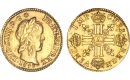 Kingdom of France, Louis XIV the Great, 1643-1715, 1/2 Louis d'or 1652, Paris