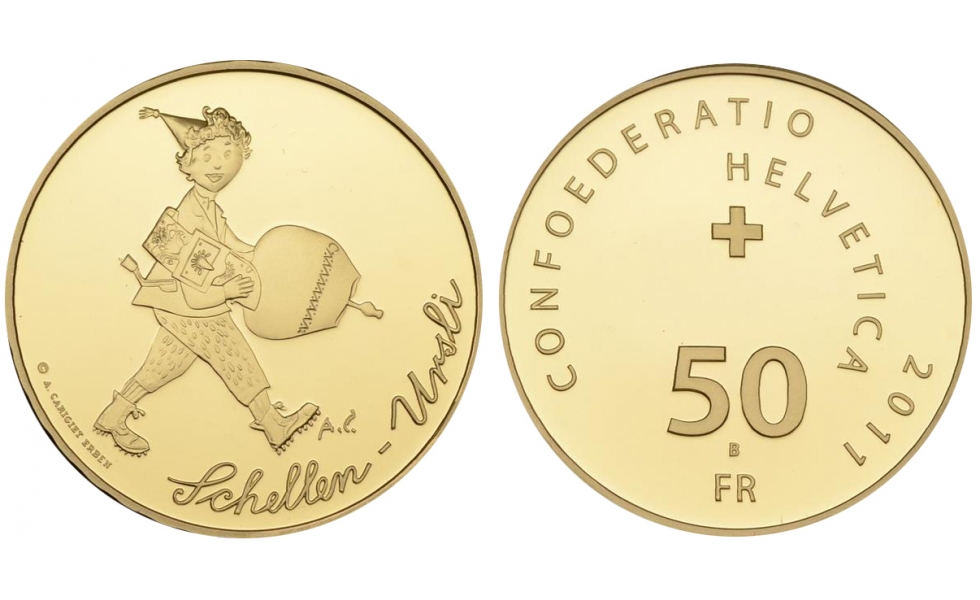 Switzerland, 50 Franken 2011, commemorative issue, Schellen-Ursli
