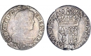 Kingdom of France, Louis XIV the Great, 1643-1715, 1/12 Ecu 1654, Saint-Palais, very rare