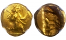 Persia, Achaemenid Empire, Artaxerxes II, Daric, Sardes, NGC graded, very rare
