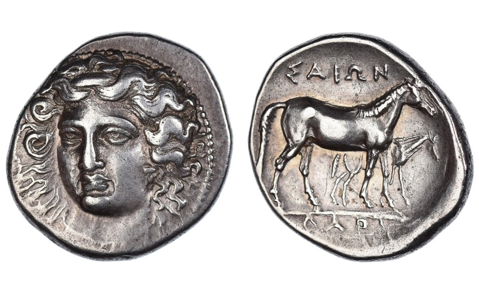 Thessaly, Larissa, Drachm 380-365 BC, rare