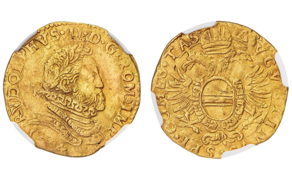 Italy, County of Tassarolo, Agostino Spinola, 1604-1616, Ducat 1604, Tassarolo, extremely rare, NGC graded
