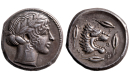 Sicily, Leontini, Tetradrachm ca. 450-440 BC