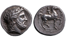 Kings of Macedon, Philip II, 359-336 BC, Tetradrachm ca. 342-337 BC, Pella