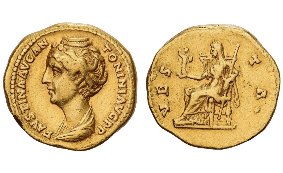 Roman Empire, Faustina I, 138-140, Aureus 138-139, Rome, rare