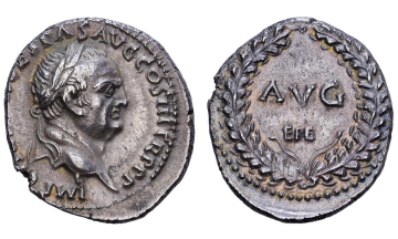 Roman Empire, Vespasian, 69-79, Denarius 71, Ephesos