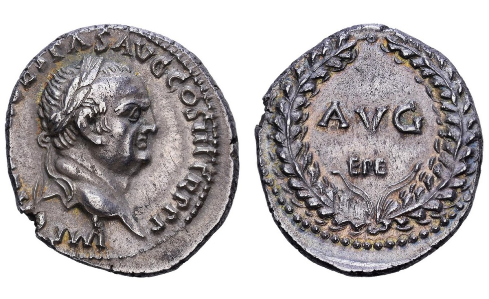 Roman Empire, Vespasian, 69-79, Denarius 71, Ephesos