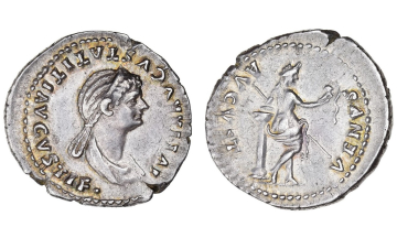 Roman Empire, Julia Titi, Denarius 80-81, Rome, rare