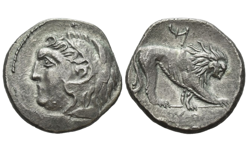 The Carthaginians in Italy, Sicily, Sardinia and North Africa, Carthage, Shekel ca. 241-238, rare and in exceptional condition for the issue