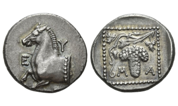 Thrace, Maroneia, Triobol ca. 398-347 BC