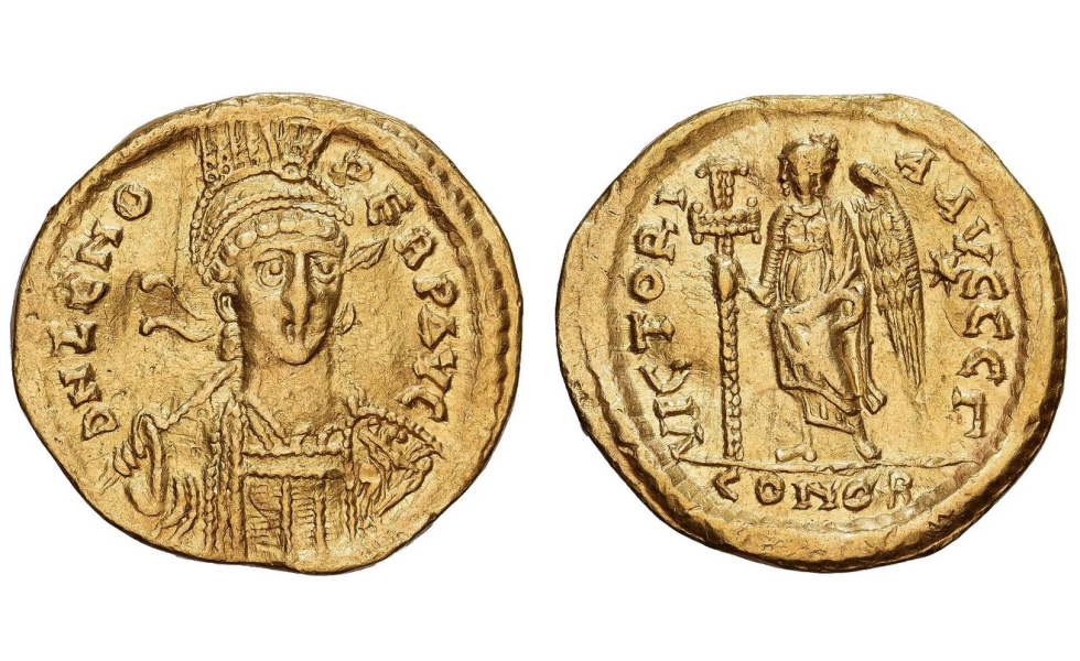 Byzantine Empire, Zeno, 474-491, Solidus 476-491, Constantinople