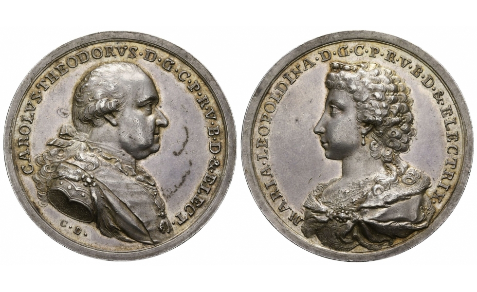Germany, Bavaria, Karl Theodor, 1777-1799, Silver Medal 1796